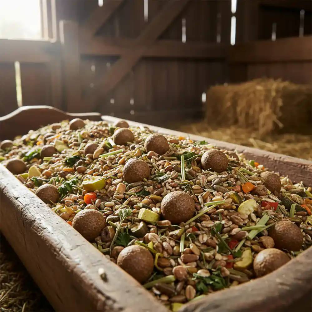 Organic feed and nutrition